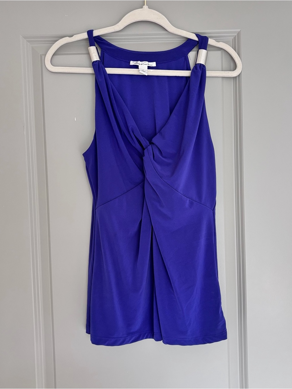 Kenneth Cole New York Twist-Front Camisole in Purple